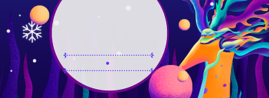 圣诞节狂欢海报banner背景