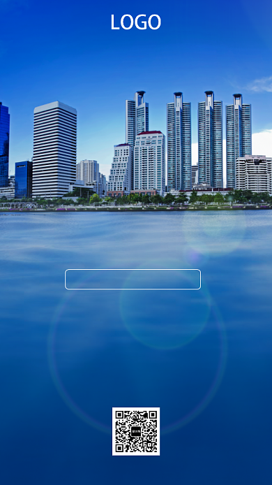 高端房地产手机海报背景