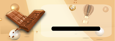 榛子巧克力折扣专场淘宝banner背景