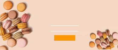 马卡龙热卖公众号首图背景