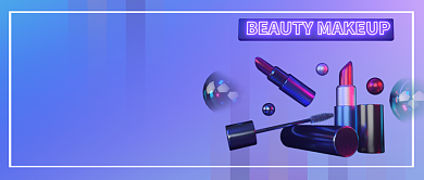 促销彩妆公众号首图背景