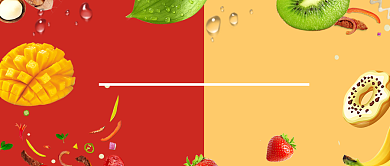 网红美食测评公众号首图背景