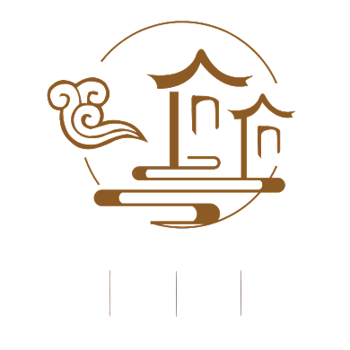 复古名宿酒店企业logo背景