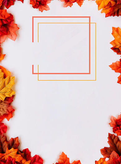 红色秋季特卖会促销广告印刷海报模板背景