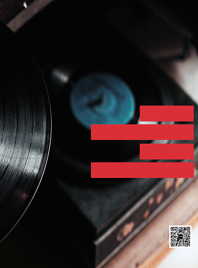 古典音乐简约演奏会宣传单背景