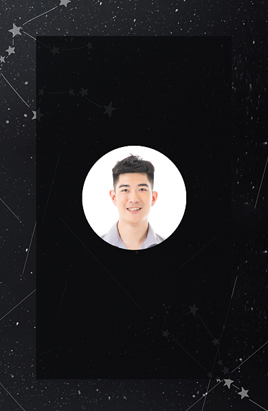 黑色时尚商务工作证背景