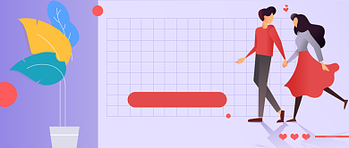 卡通手绘情侣世界艾滋病日公众号首图背景