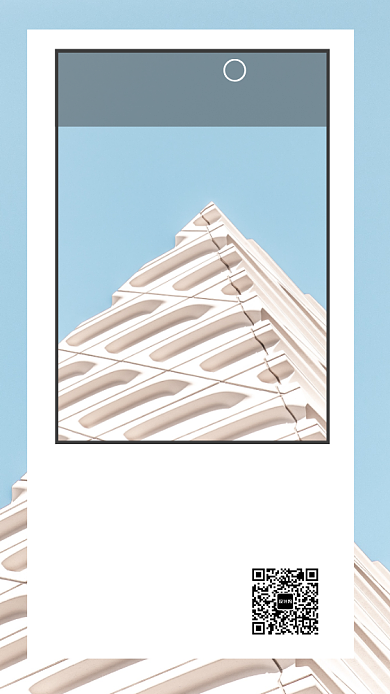 每日一签早安手机海报背景