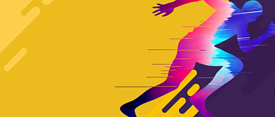 创意青春励志公众号首图背景