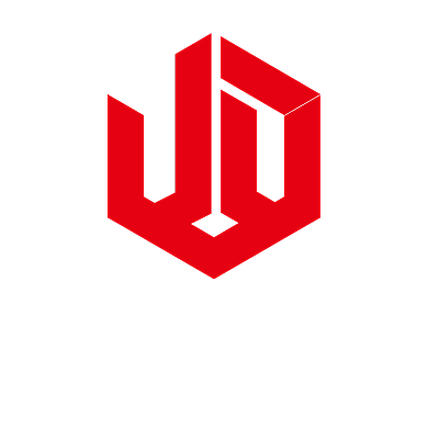 装饰红色房产装饰logo背景