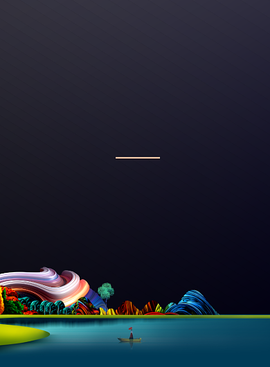 深蓝创意金融招商房地产海报背景