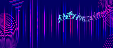 蓝色音乐节公众号首图背景