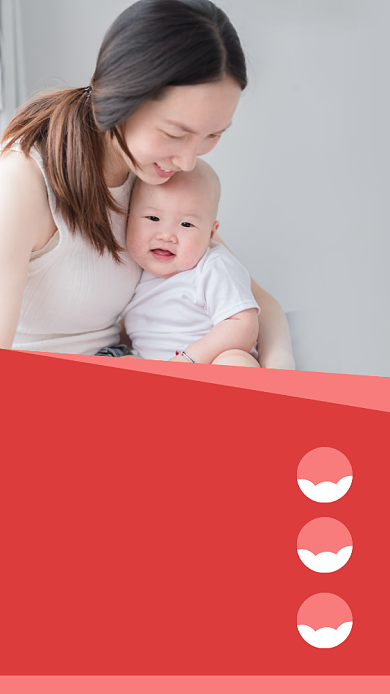 月子中心母亲产后护理海报背景