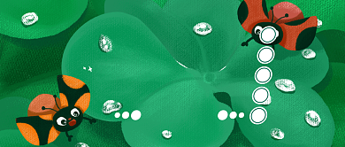 二十四节气惊蛰绿色公众号首图背景