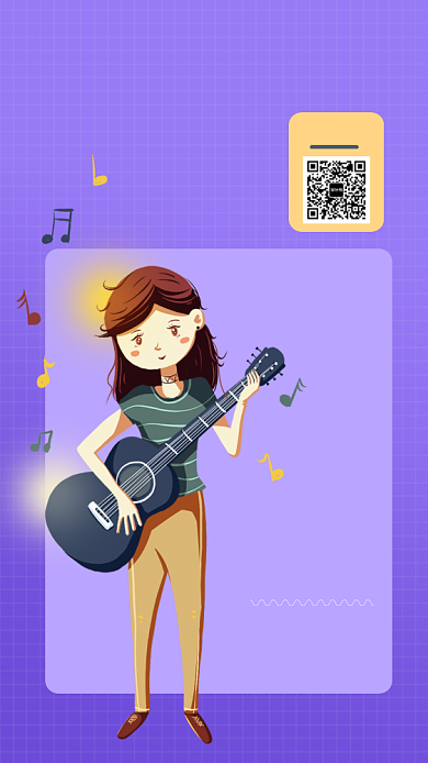 校园十佳歌手比赛手机海报背景