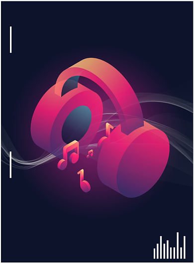 音乐社招新海报背景