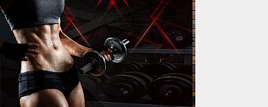 健身房黑色优惠券背景