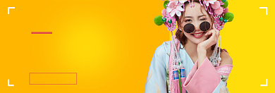 双十一女装专场淘宝banner背景