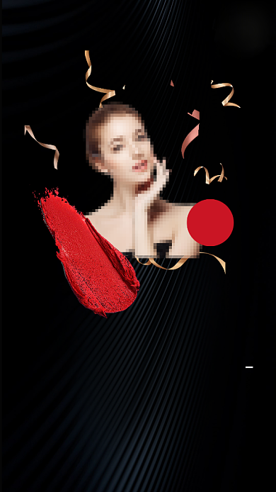 护肤美妆化妆培训海报背景