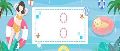 六月节气节日美景微信公众号素材图片背景