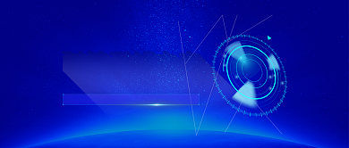 科技未来蓝色手绘插画微信公众号素材图片背景