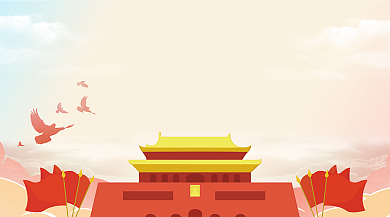 八一建军节手机横板海报背景