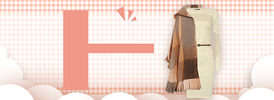 天猫女装连衣裙秋冬上新优惠促销淘宝banner背景