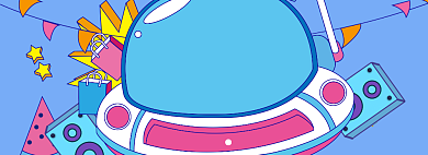 双 12抖音风海报banner背景