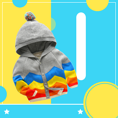 针织衫促销特惠直通车模版背景