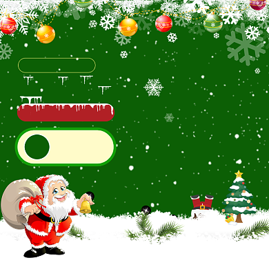 绿色调圣诞节化妆品促销主图图标背景