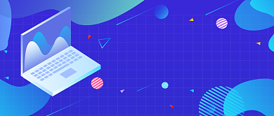 创意蓝色科技公司企业服务微信公众号素材图片背景