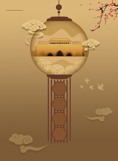 暗色调国庆70周年快乐海报背景