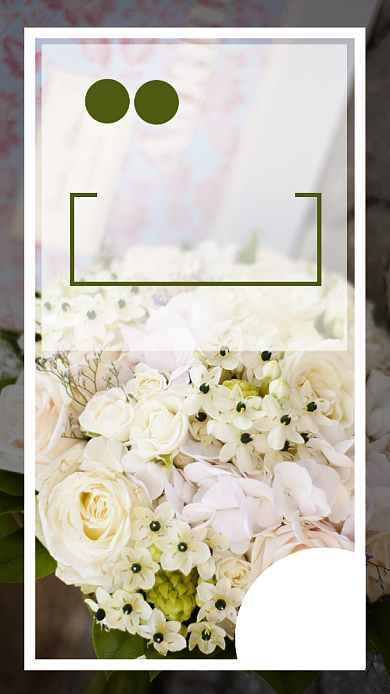 简约风七夕浪漫相守促销海报背景