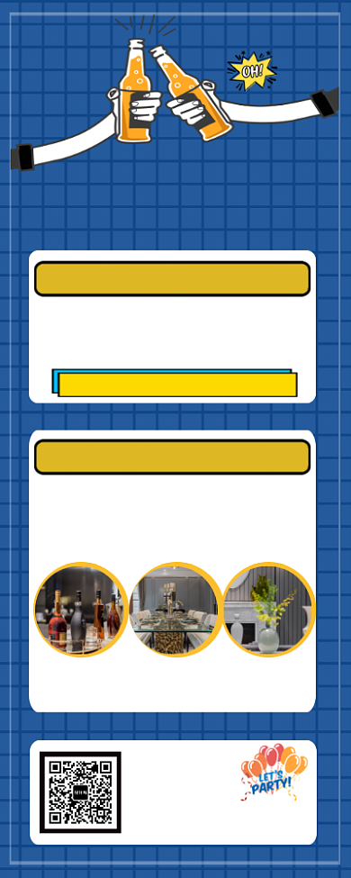 主题轰趴馆营销长图海报背景