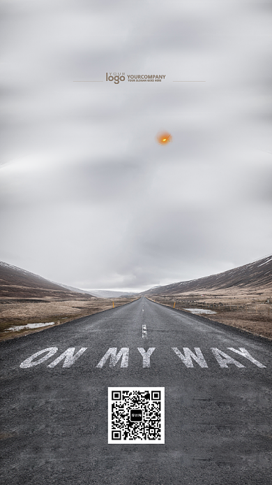 简约大气梦想企业文化手机海报背景