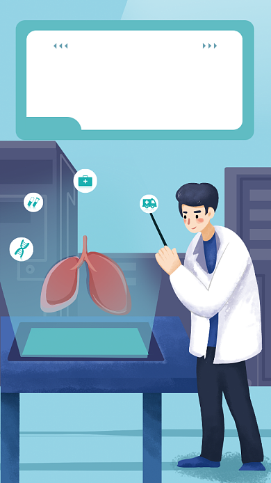 卡通创意插画世界肝炎日手机海报背景