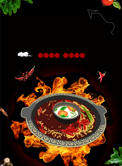 火锅海报背景