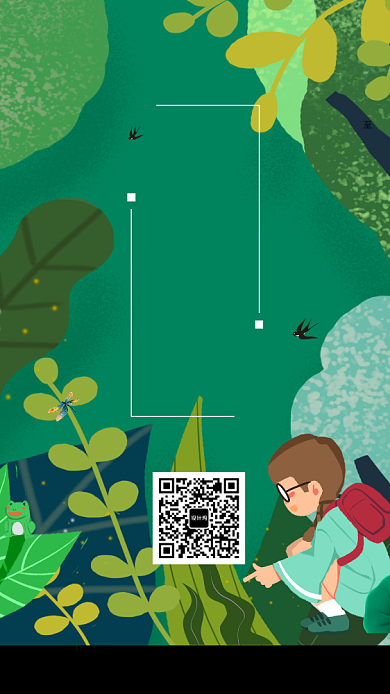 时节节气夏至插画海报背景