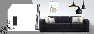 家居家居淘宝电商banner图背景