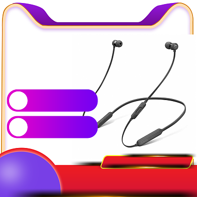 简约双十二蓝牙耳机促销直通车背景