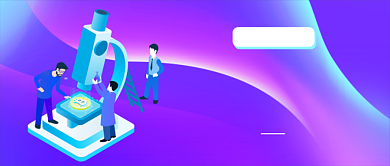 渐变色金融科技比特币首图背景