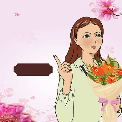 康乃馨宣传海报淘宝直通车图片背景