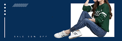 秋冬女装上新淘宝banner背景