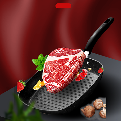 牛排煎锅好锅主图直通车背景