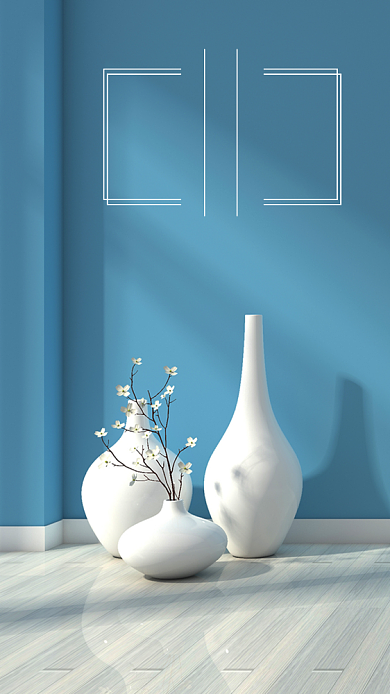 你好七月日签海报背景