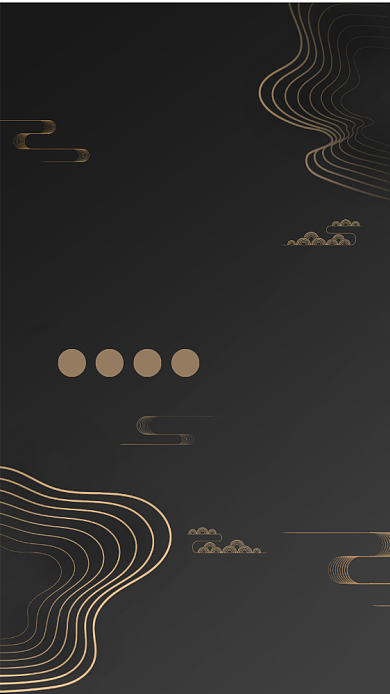 重阳房地产黑色大气宣传手机海报背景