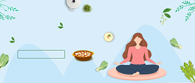 夏日轻食主义减肥美食微信公众号素材图片背景