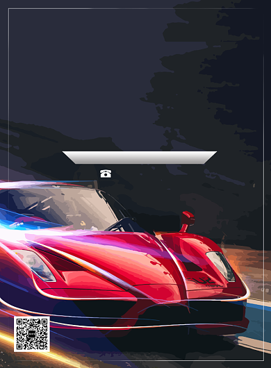 汽车分期购极速提车创意印刷海报背景