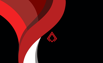 简约红色时尚潮流个人名片背景