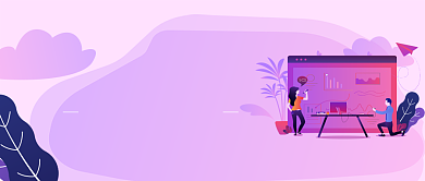 简约渐变流行互联网公众号首图背景